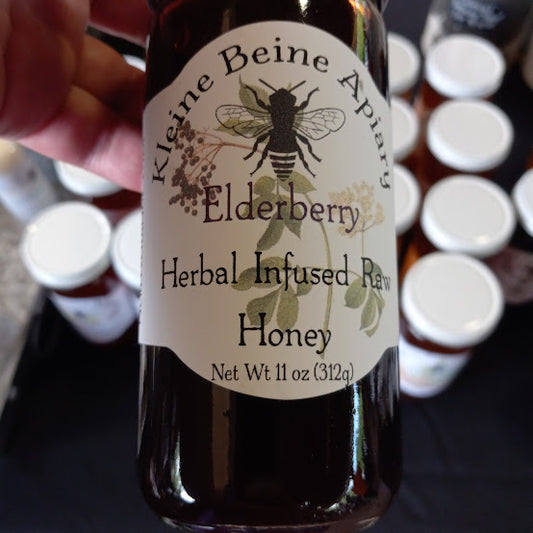 Elderberry Infused Honey